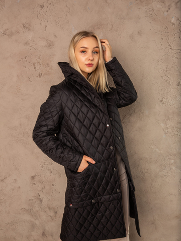Juoda striukė 2in1